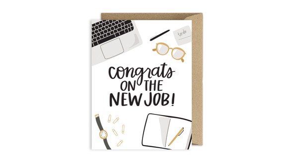 Congrats New Job Greeting Card gallery