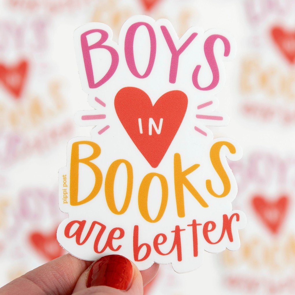 Boys in Books Decal Sticker item