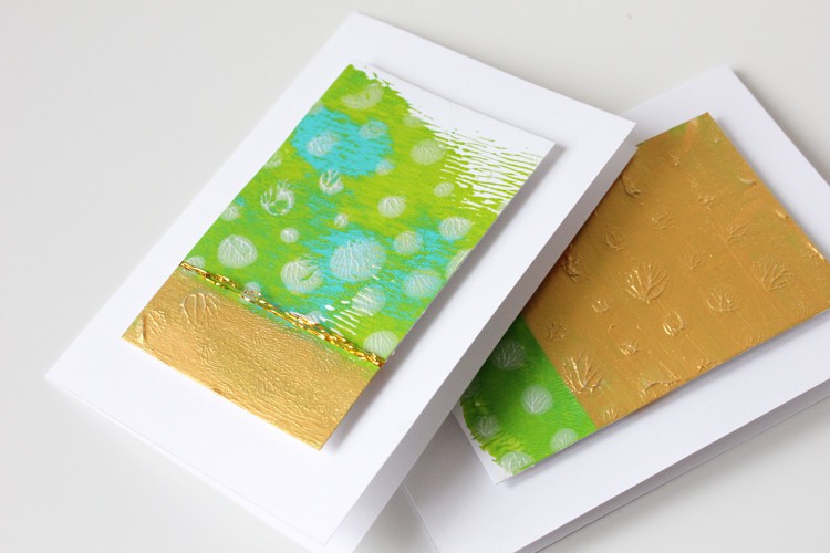 Gelli Plate Printing (card or Project life card)