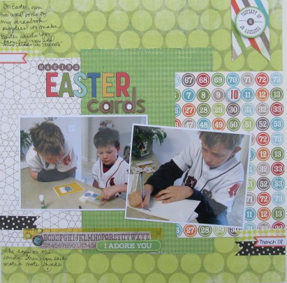 Making Easter Cards