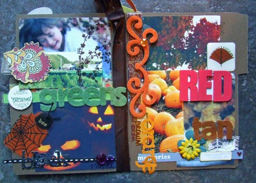 Inside fall color book