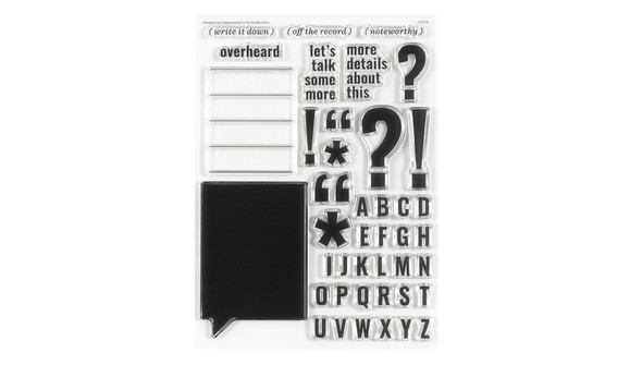 Stamp Set : 6×8 Let's Talk by Goldenwood Co gallery