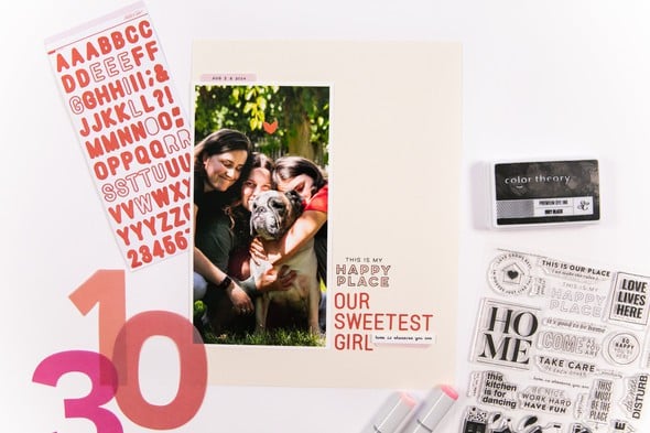Stamp Set : 6×8 Love Lives Here by Goldenwood Co gallery