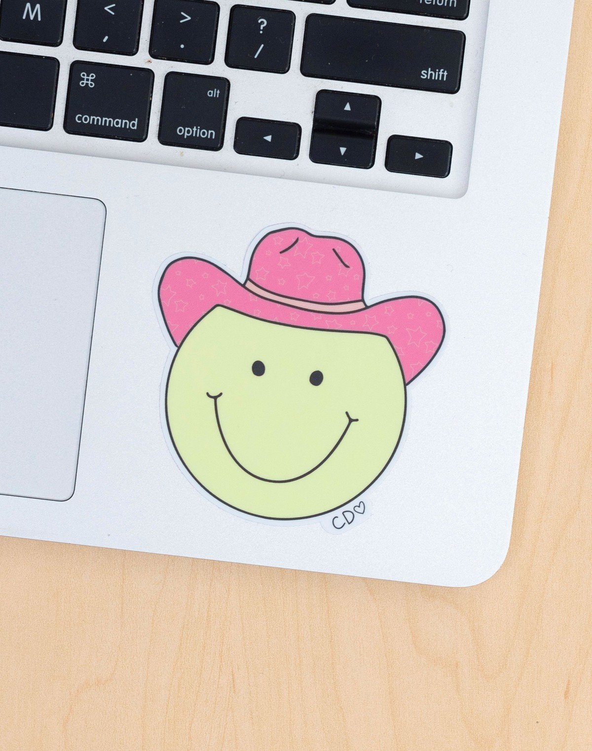 Smiley Cowgirl Decal Sticker item