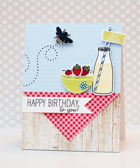 Happy Birthday picnic card