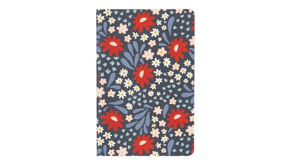 Red & Blue Floral Notebook gallery