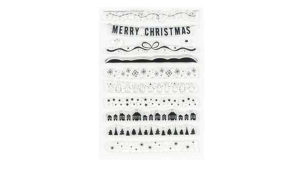 Stamp Set : 4x6 Festive Borders by Goldenwood Co gallery