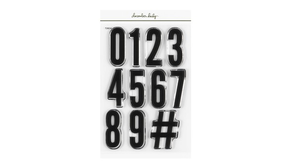 December Daily® 2022 Numbers 4x6 Stamp Set gallery