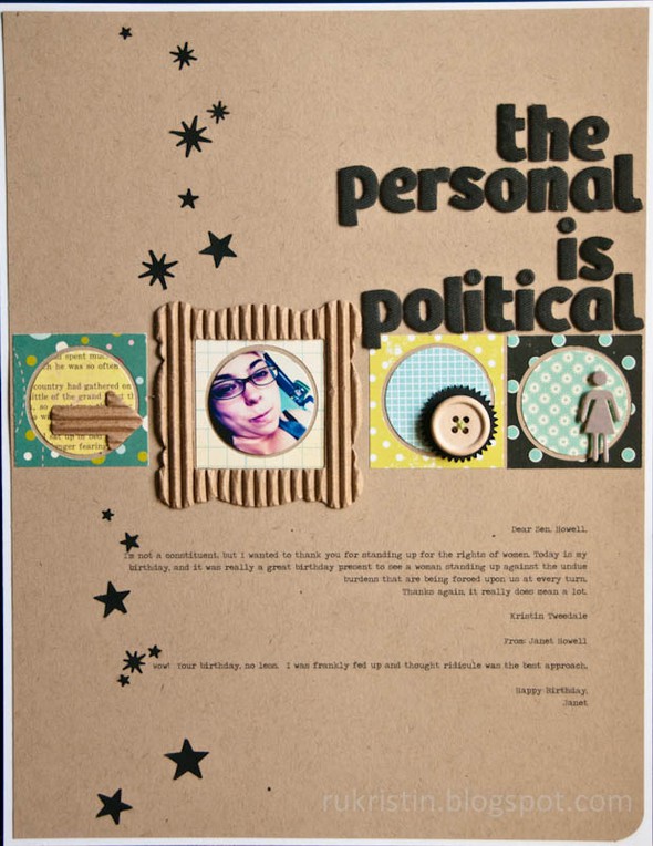 The Personal is Political  by rukristin gallery