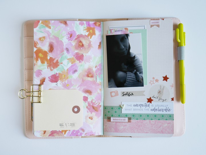 Traveler´s notebook spread