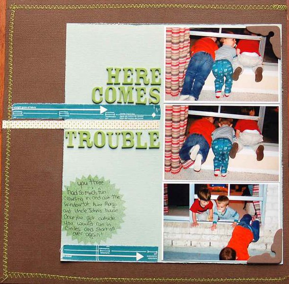 here comes trouble by hannal gallery