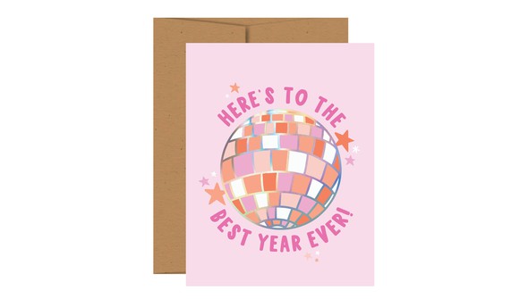 Here's to the Best Year Ever Greeting Card gallery