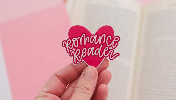 Romance Reader Decal Sticker gallery
