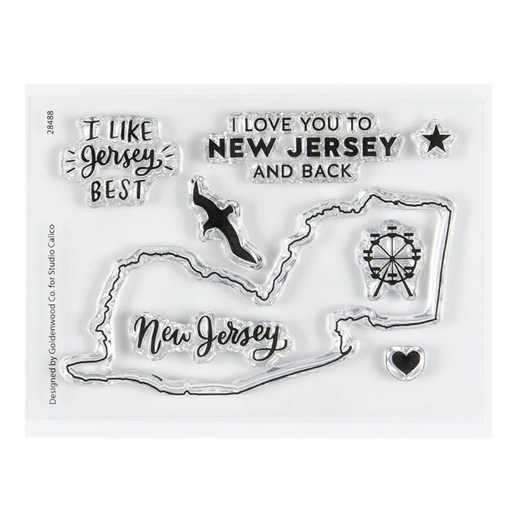 Stamp Set : 3x4 I Love New Jersey by Hello Forever item
