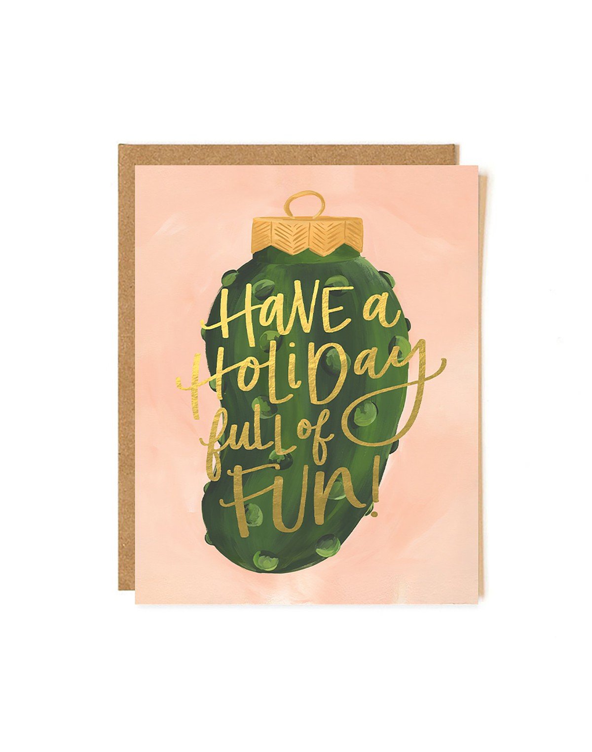 Holiday Pickle Greeting Card item