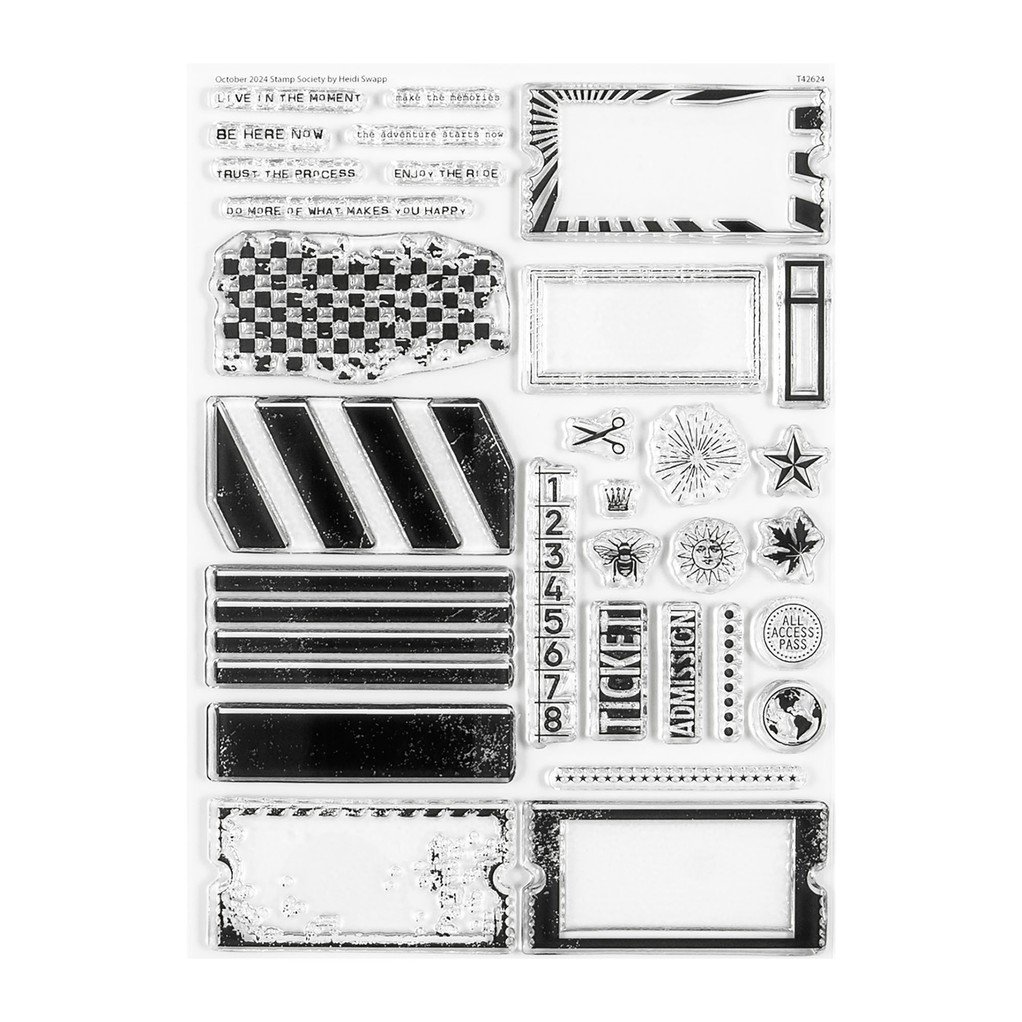 Stamp Set : 6×8 Live in the Moment Tickets item