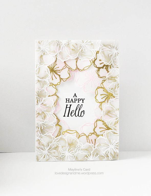 CHERRY BLOSSOMS ARE IN FULL BLOOM IN MY CARD by Mayline_Jung gallery