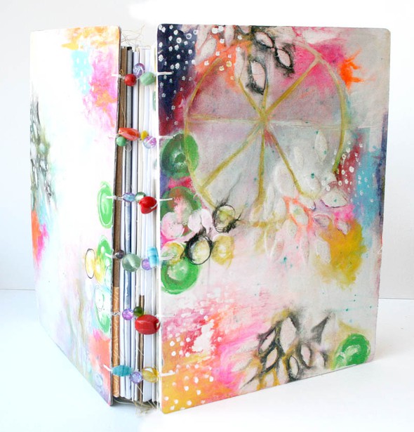 Coptic Bound Art journal  by soapHOUSEmama gallery