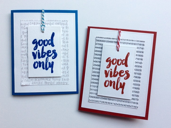 Good Vibes cards