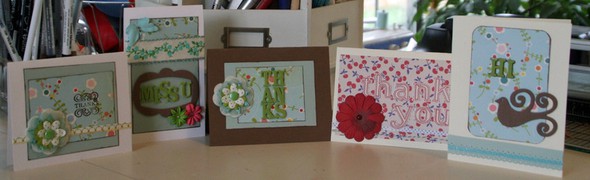 cards and altered box from scraps by valerieb gallery