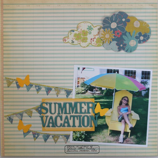 Summer Vacation Cover Page