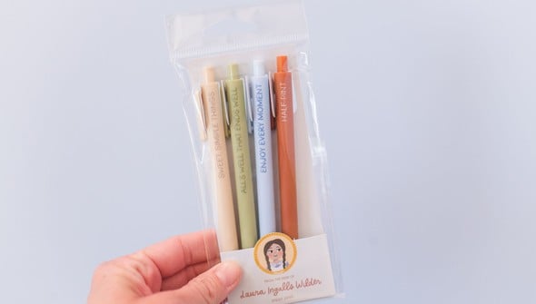 Little House On The Prairie Laura Ingalls Wilder Pen Set gallery