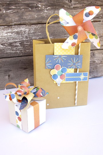 Pinwheel Gift Wrap {WRMK}