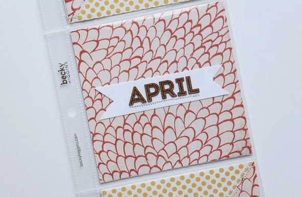 PROJECT LIFE MONTHLY DIVIDER - APRIL by kellyxenos gallery