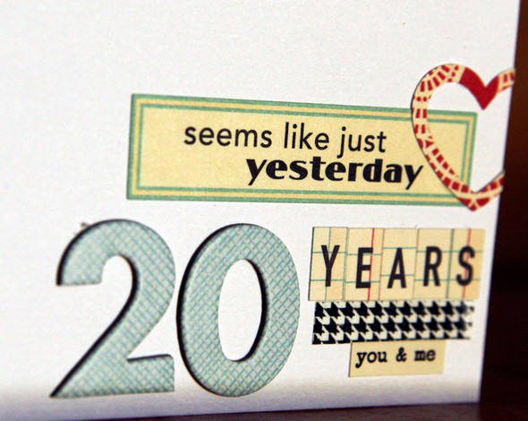 20 Year Anniversary Card by Ursula gallery