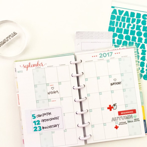 September Monthly View - mini Happy Planner® by ajmcgarvey gallery