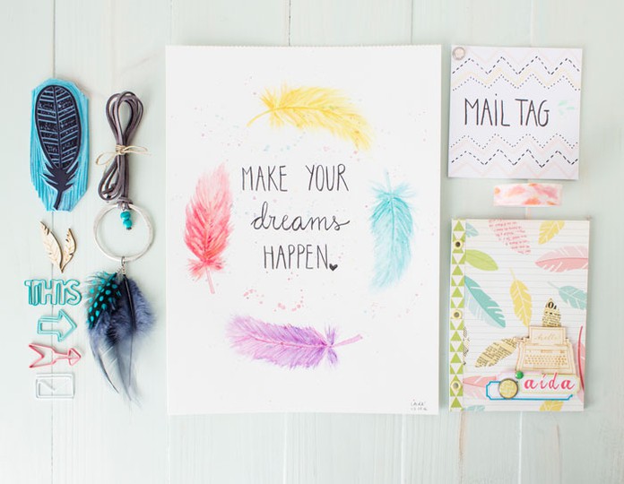 Snail mail: Feathers