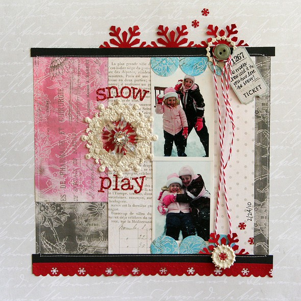 Snow Play *Pink Paislee* by Dani gallery