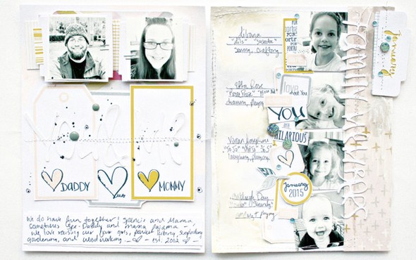 Family Portraits Project - January Spread by soapHOUSEmama gallery