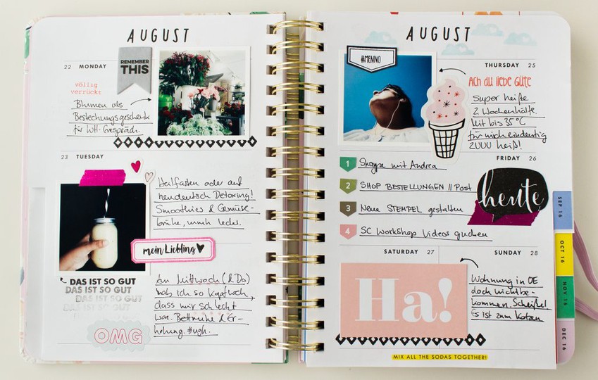 planner pages – August 4