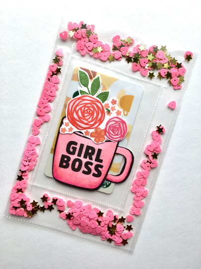 Girl Boss Gift Card Shaker 