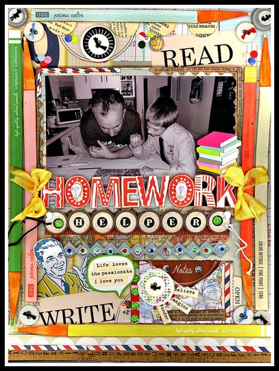 Homework helper layout