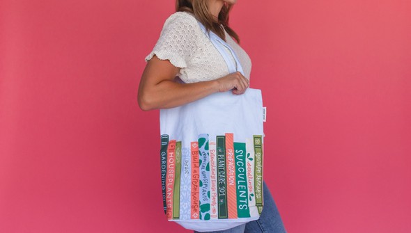 Plant Books Tote Bag gallery