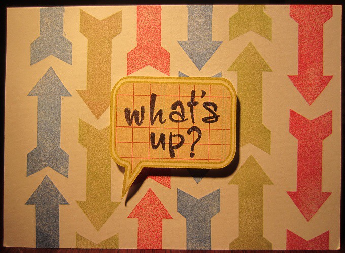 What's Up? - WCMD stamped background