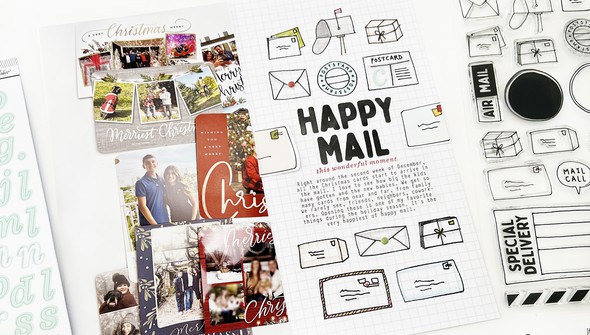 Stamp Set : 6x8 Happy Mail by Goldenwood Co gallery