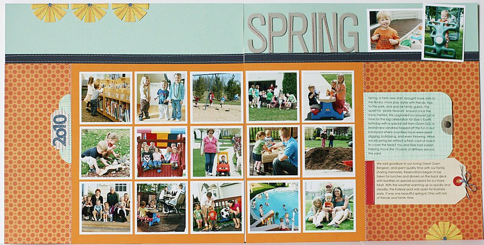 Spring {2010} *As seen in Scrapbooks Etc April 2012*