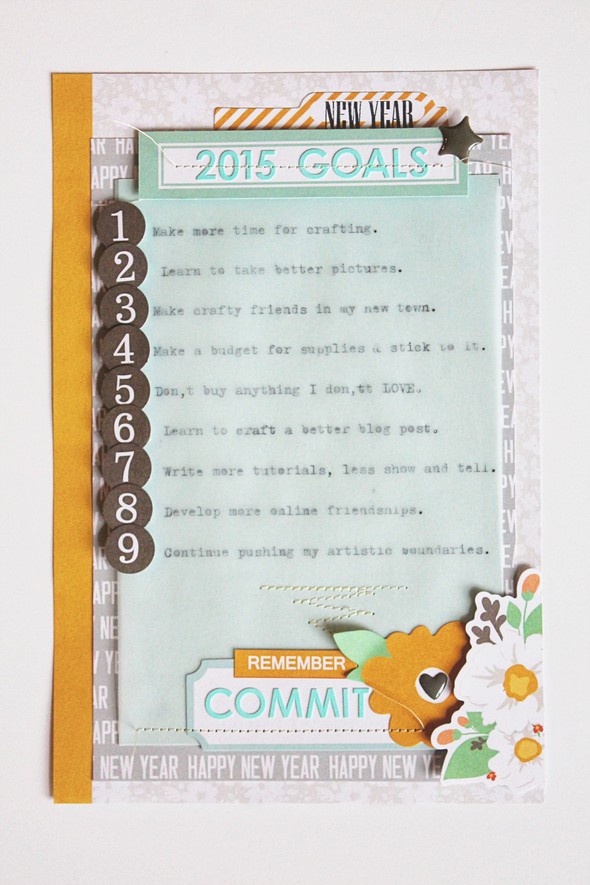 2015 Goals Art Journal Page by Carson gallery