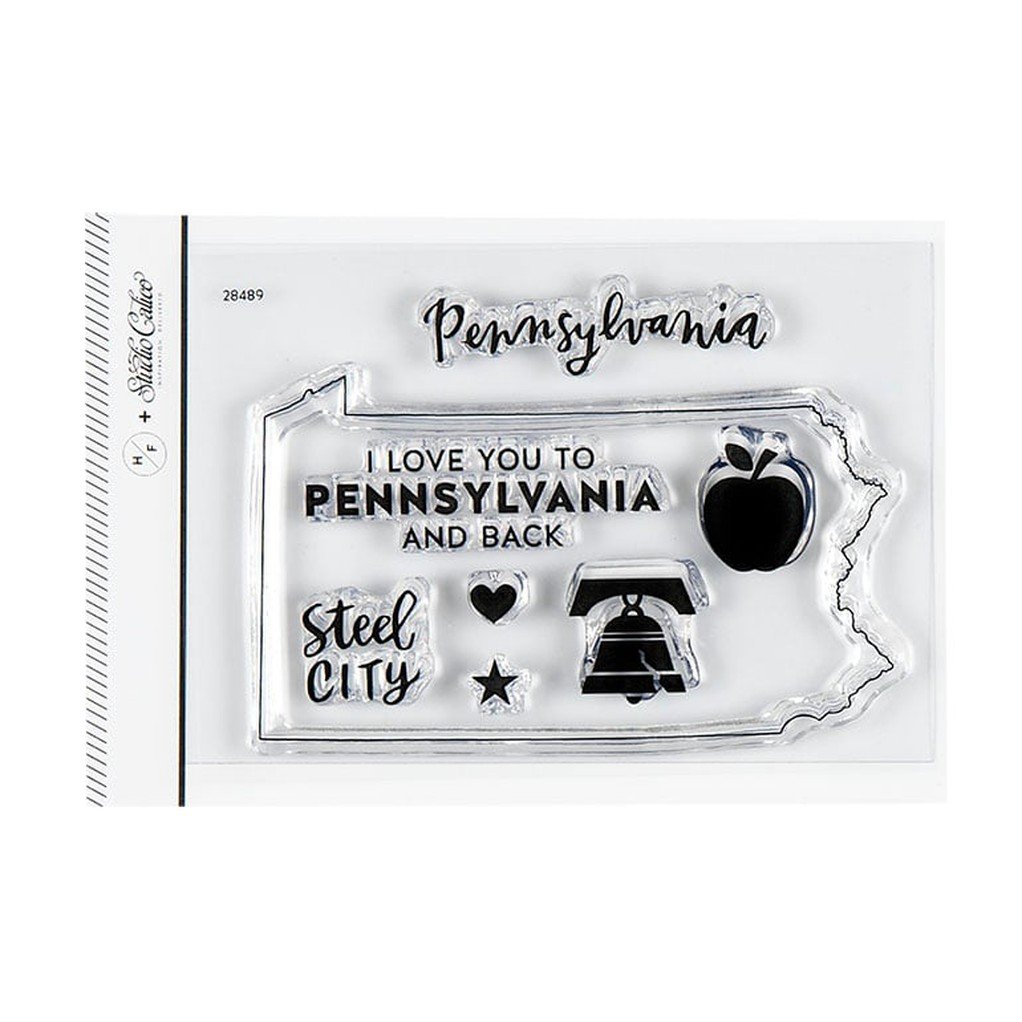 Stamp Set : 3x4 I Love Pennsylvania by Hello Forever item