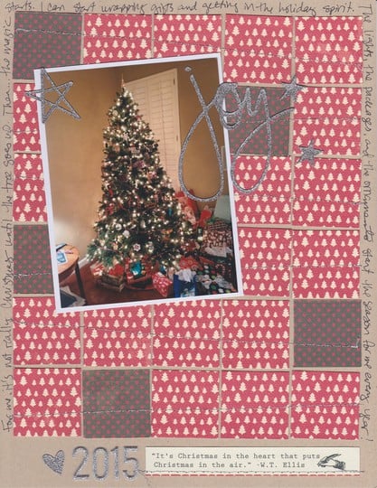 Joy - Christmas tree 2015