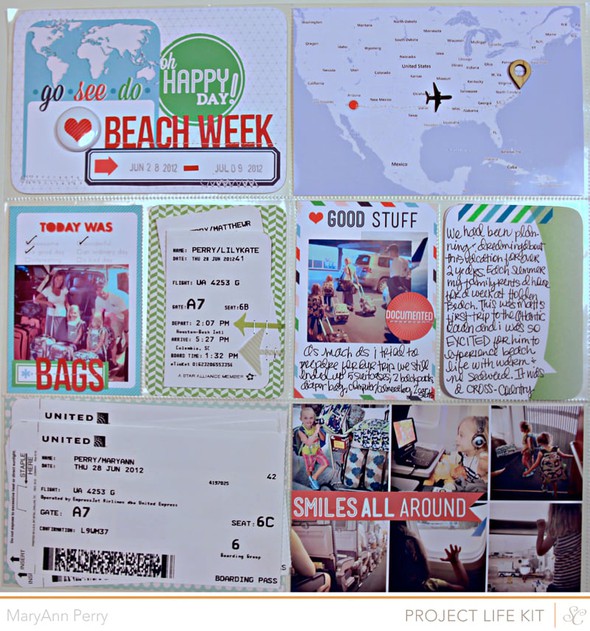 Front Row Project Life - Beach Week by MaryAnnPerry gallery