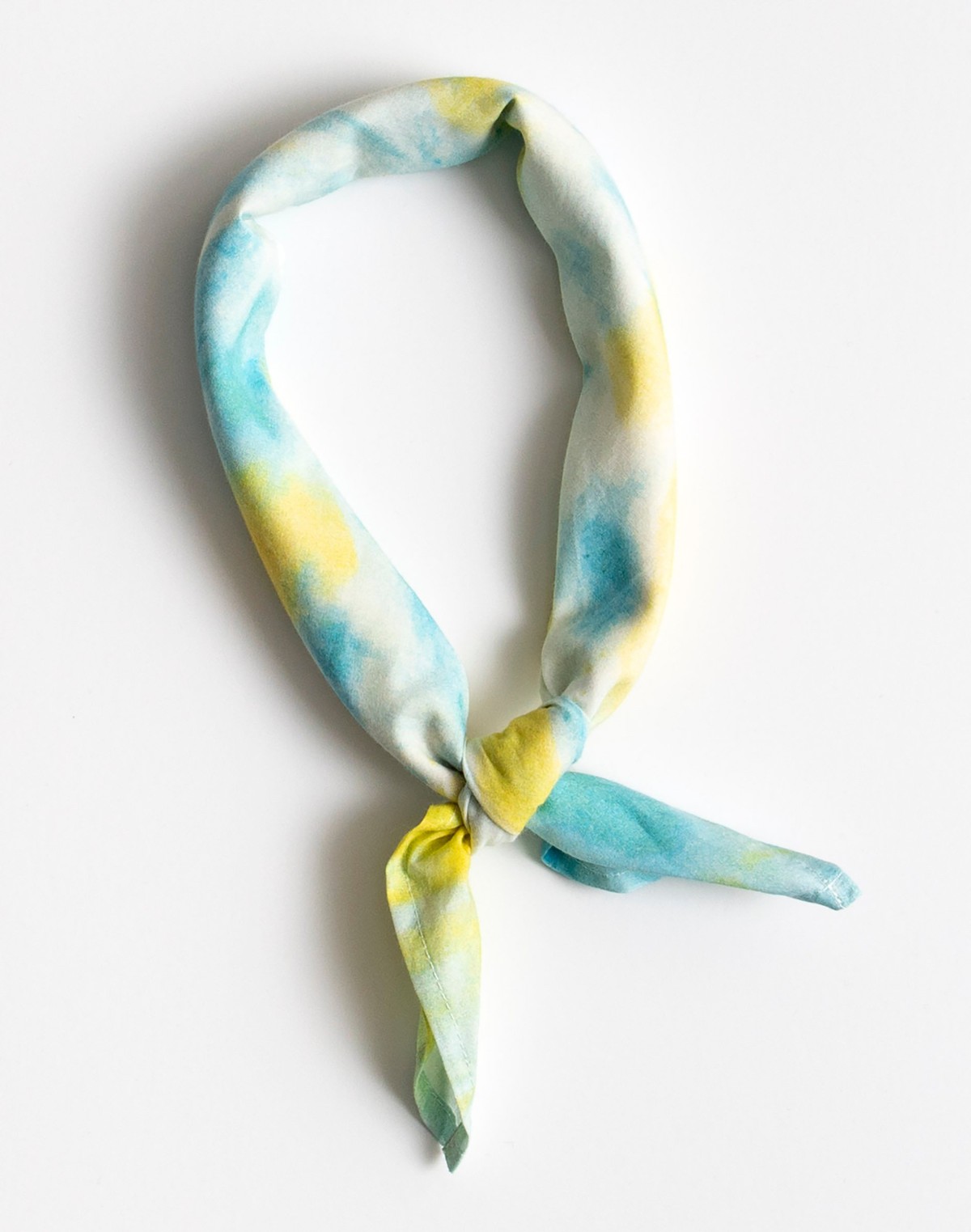 Tie Dye Bandana - Blue & Yellow item