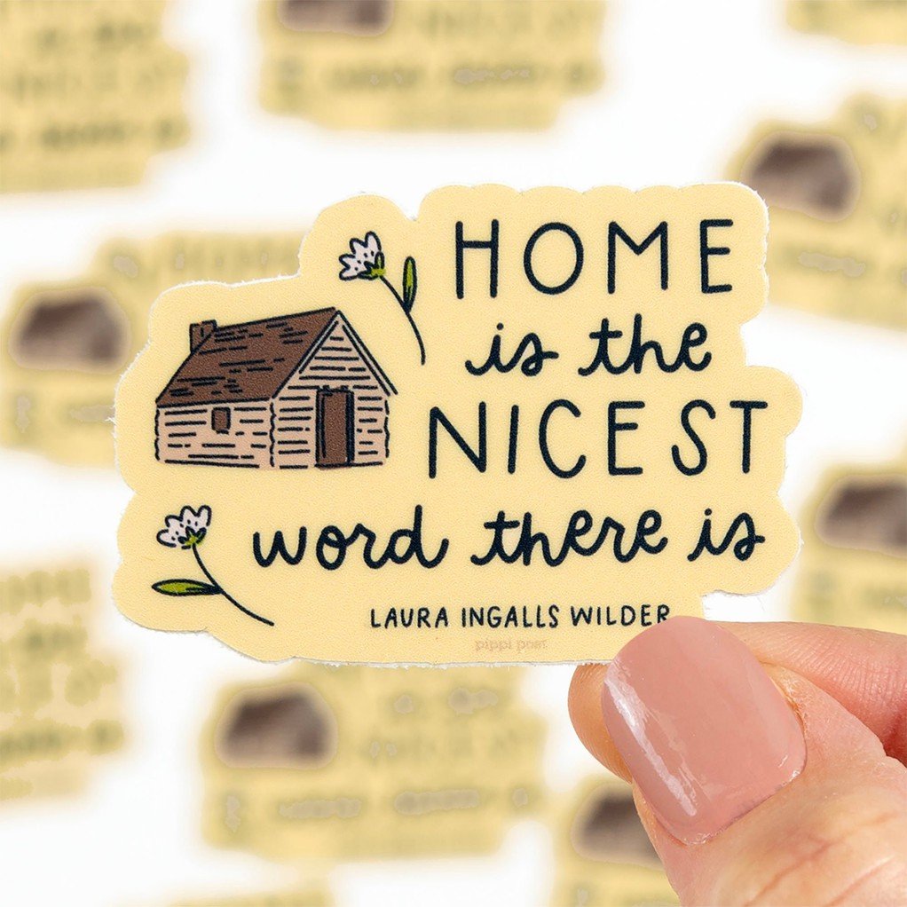 Home Is The Nicest Word Prairie Decal Sticker item