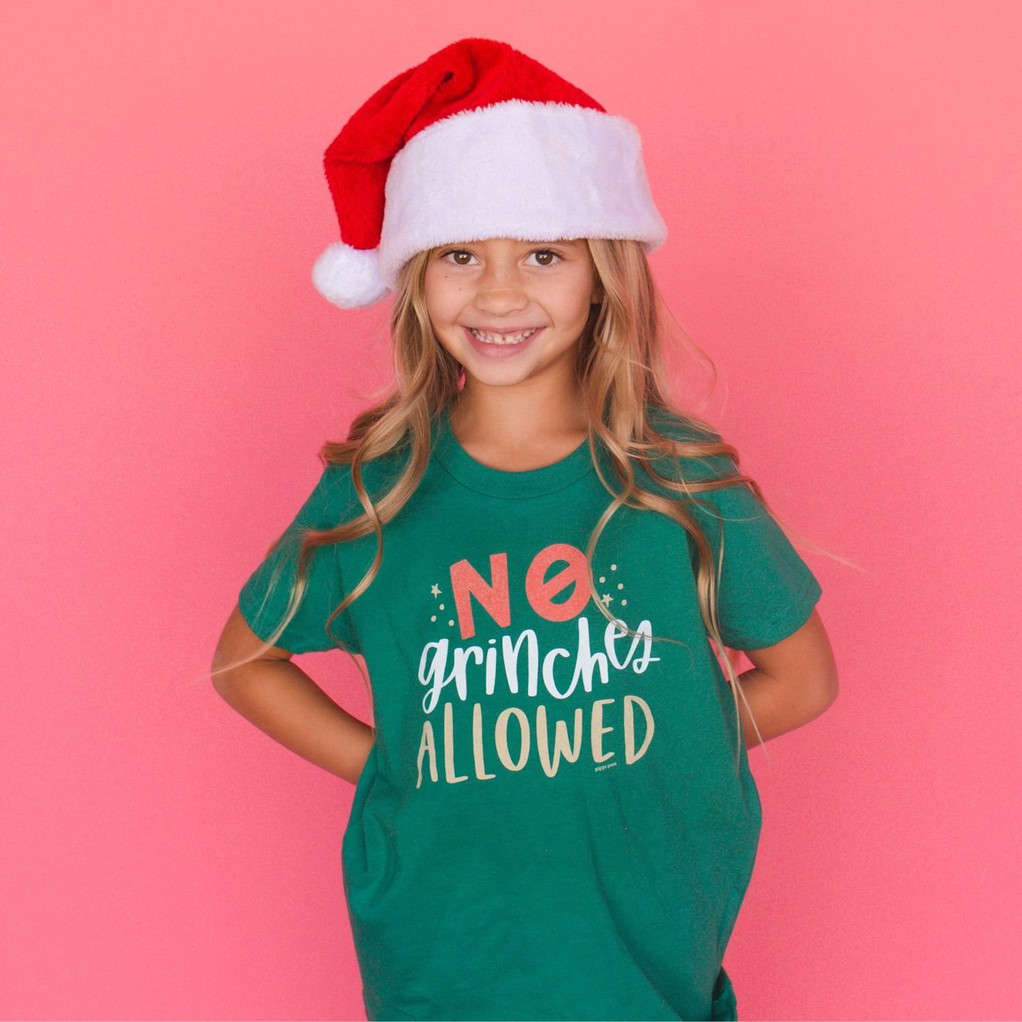 No Grinches Allowed Tee - Toddler/Youth - Kelly Green item
