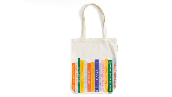 Dog Books Tote Bag gallery