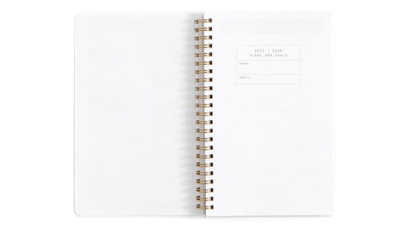 Mint Zebra 5×8" Weekly/Monthly Spiral Planner gallery