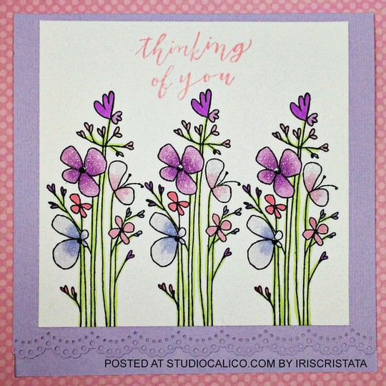 Iriscristata thinking of you card2 original